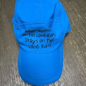 One More Mile Running Cap with Motivational Quote